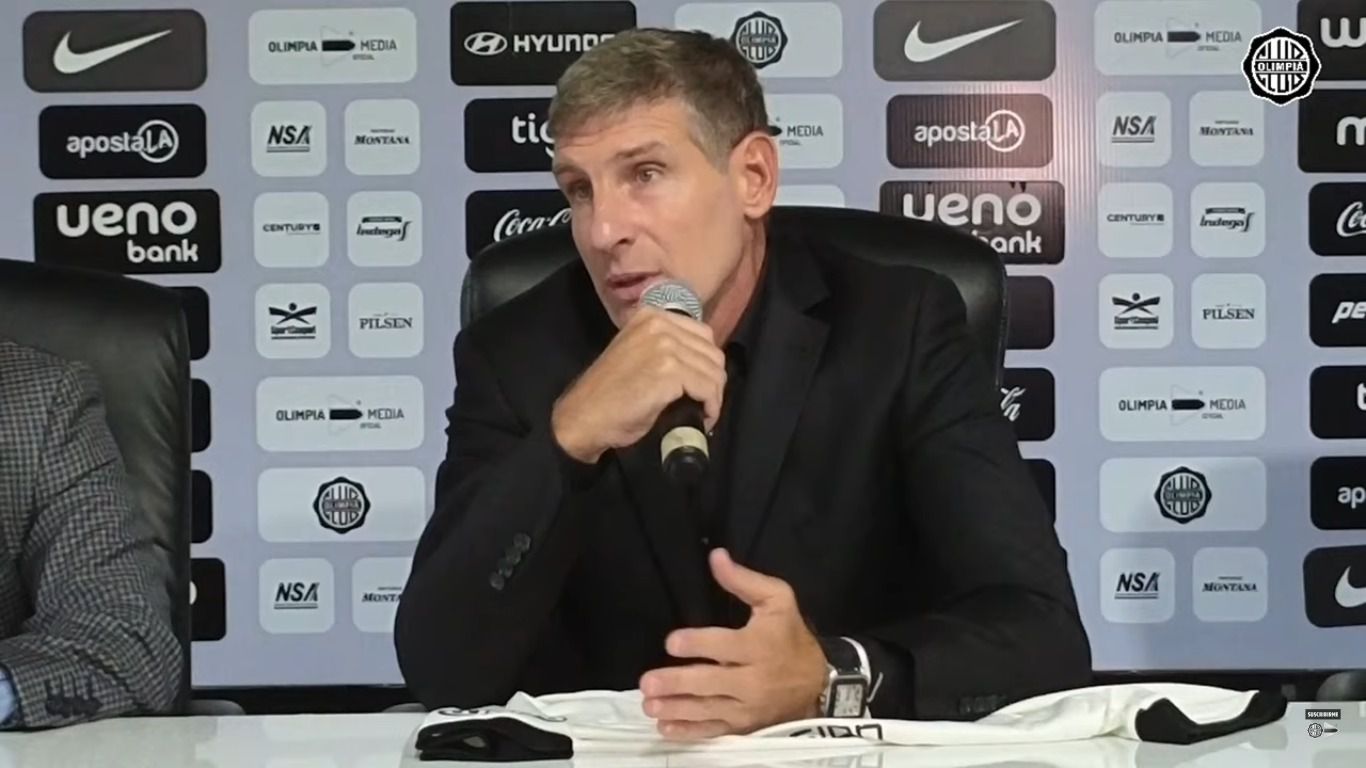 Olimpia anunció oficialmente al nuevo técnico: Martín Palermo