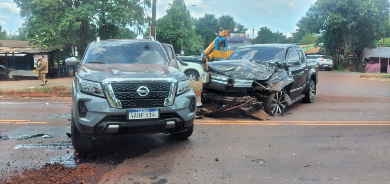 Aparatoso accidente de tránsito involucra al diputado Ortiz