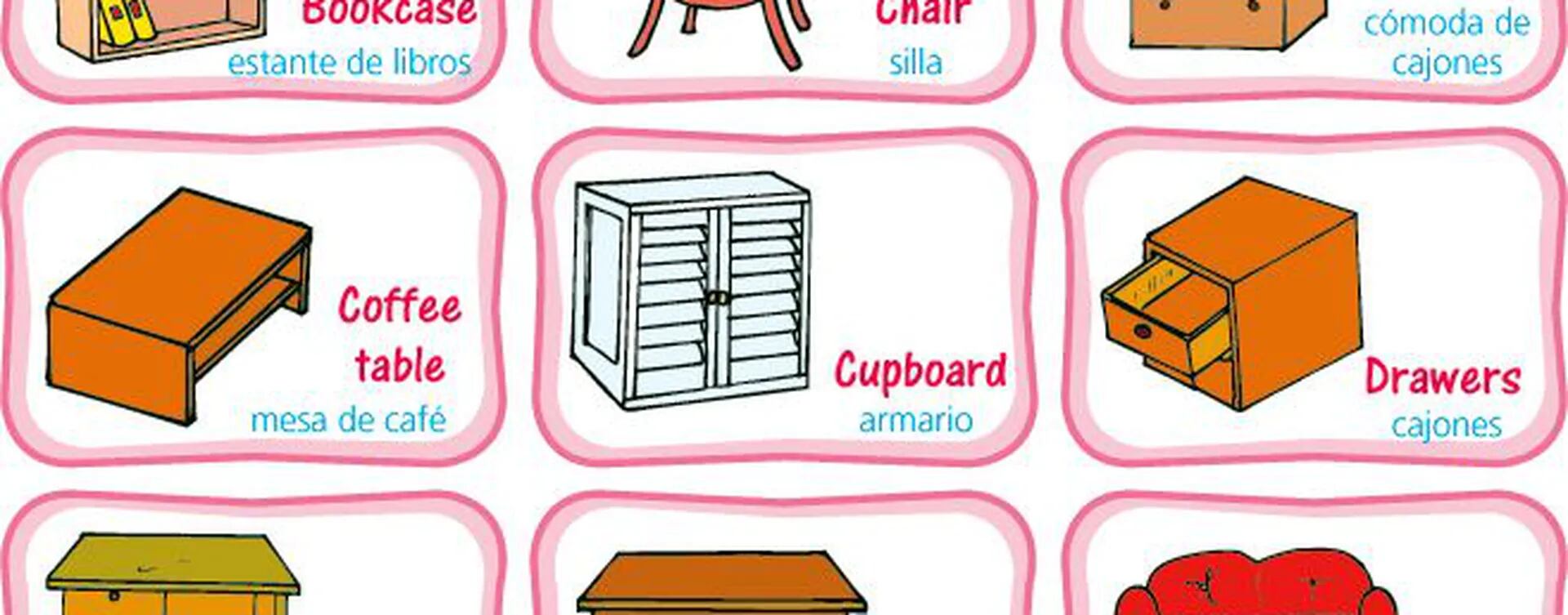 Furniture and house things – Las cosas de la casa - Escolar - ABC Color