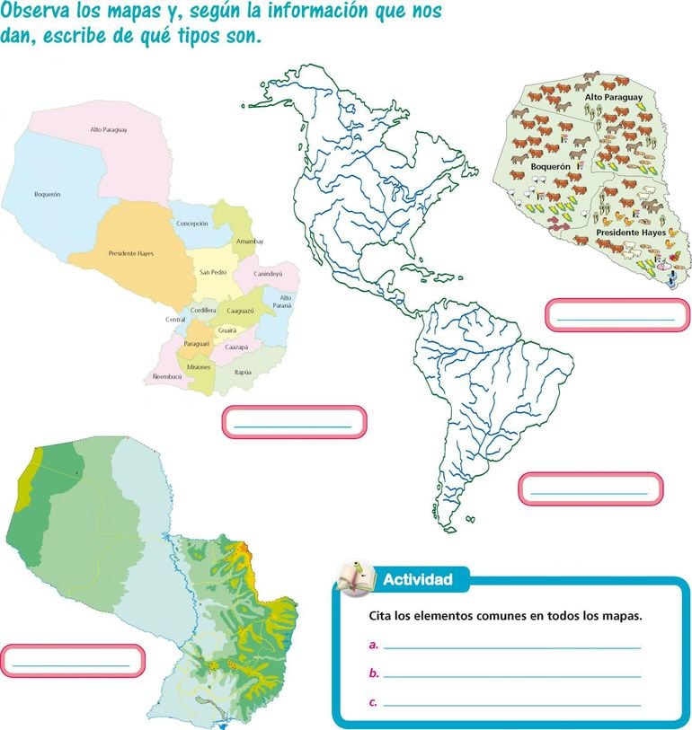 Clases De Mapas Escolar Abc Color 2613