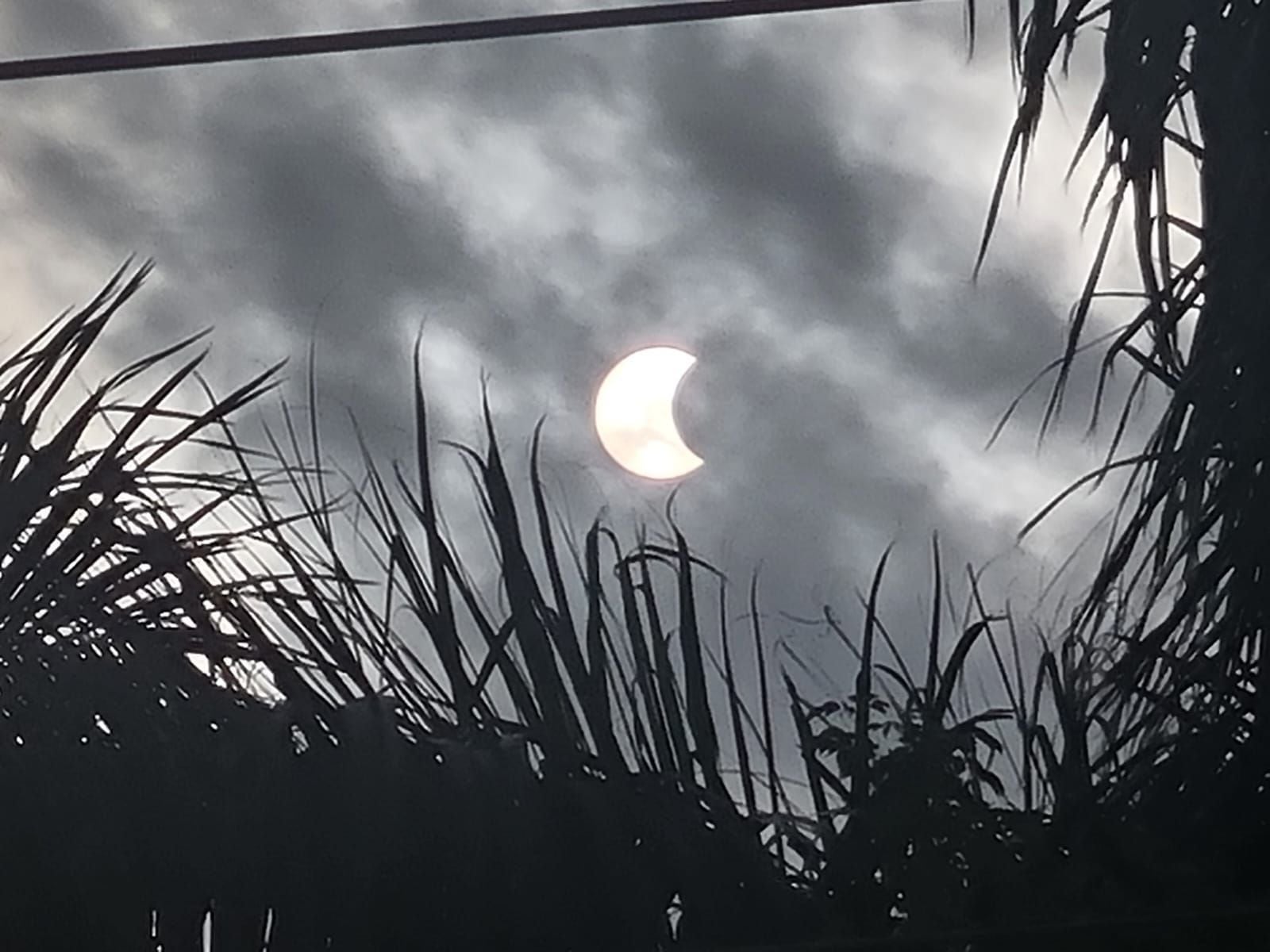 El eclipse solar anular desde Asunción, Paraguay.