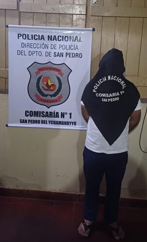 En San Pedro de Ycuamandyyú detienen a un hombre por el incumplimiento del deber alimentario