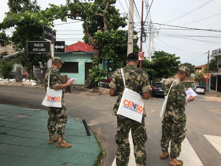 Censo continúa en distintos puntos del país con apoyo militar