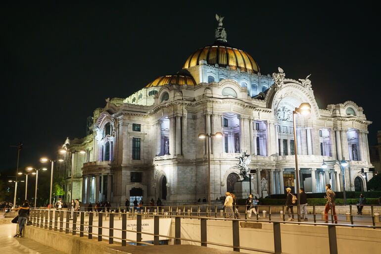 Palacio de Bellas Artes en México.