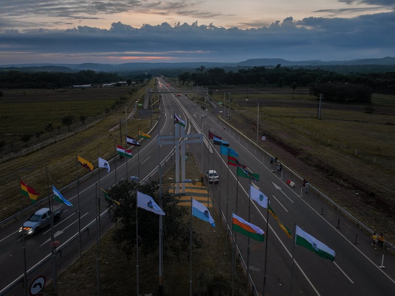 Vista aérea del km. 48, Curuzú Peregrino.