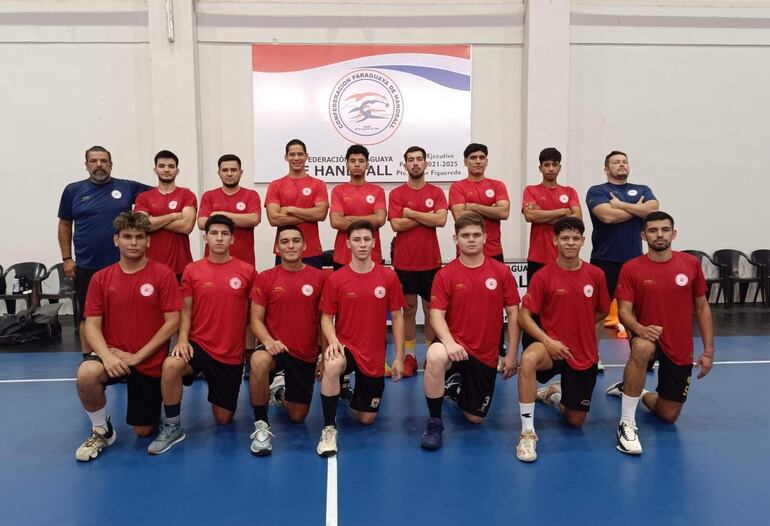 Selección paraguaya  que competirá en el Campeonato Trophy U20, en Palmira, Colombia.