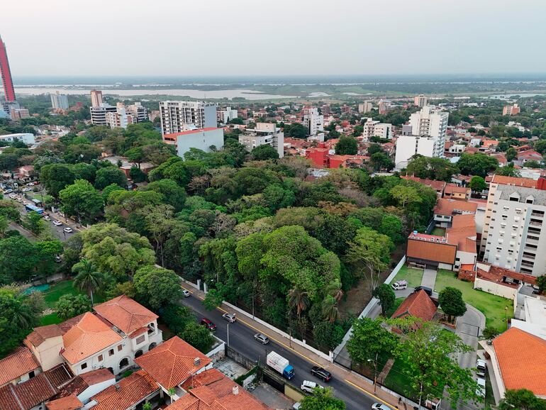 Otro grupo de vecinos pide salvar el terreno declarado patrimonio natural ubicado sobre avda. España c/ Uruguay.