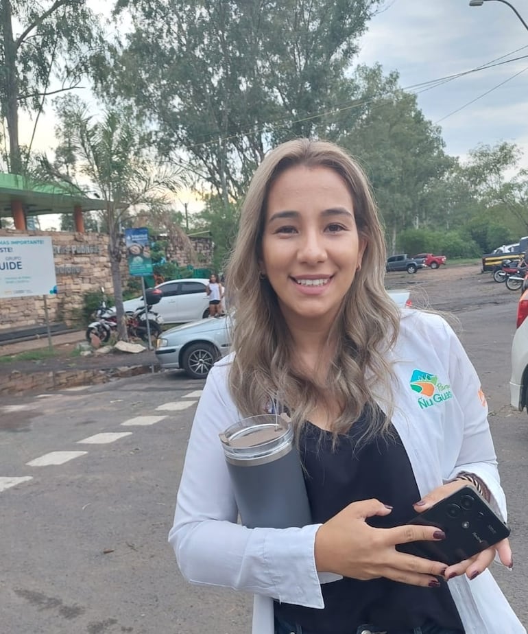 Janinna Rodríguez, directora del Parque Ñu Guasu.