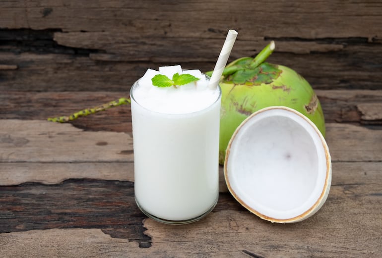 Batido de coco.