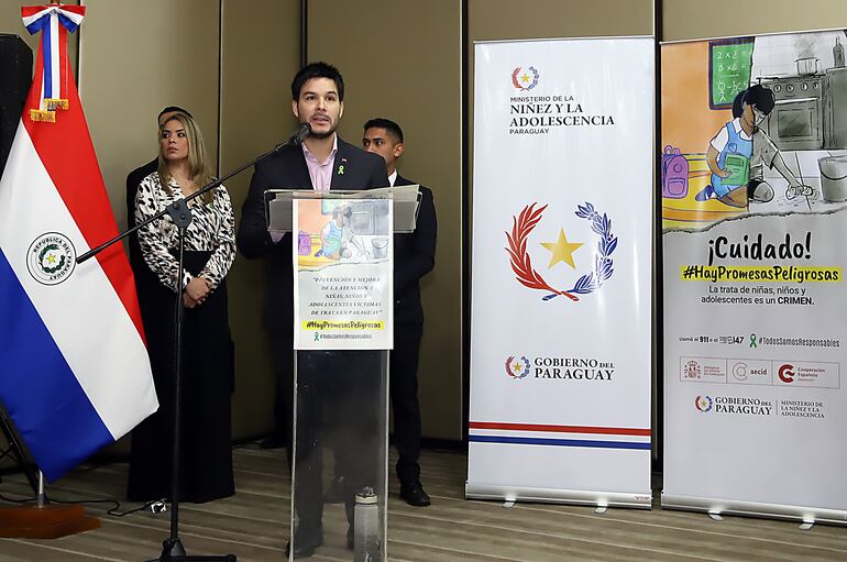 Walter Gutiérrez, ministro de la Niñez y la Adolescencia. (gentileza).