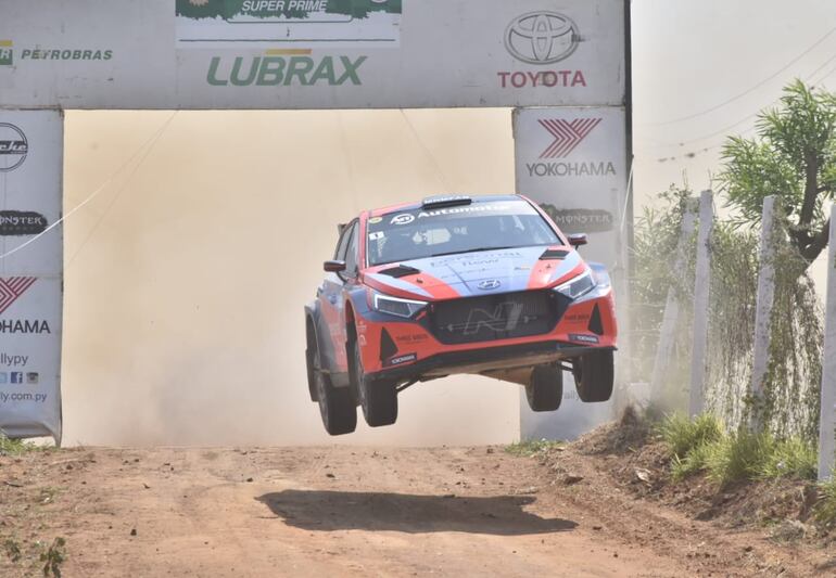 El Hyundai de Fabrizio Zaldívar fue el mejor en la clasificación del 2022