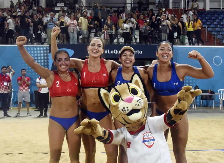 Las chicas del vóley playa hicieron historia al clasificar por vez primera a unos Juegos Olímpicos.