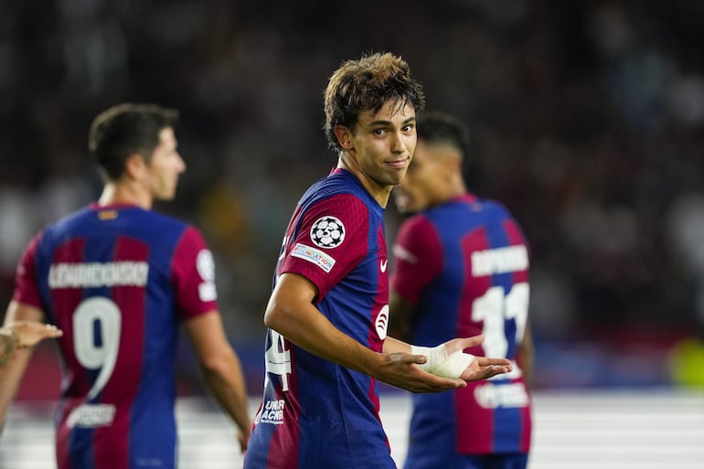 Joao Felix fue la gran figura en el Barcelona