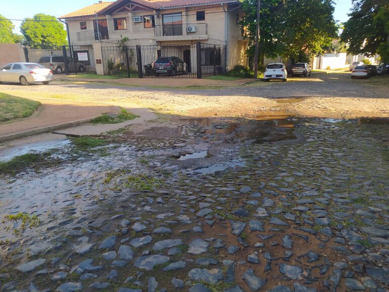 pérdida de agua