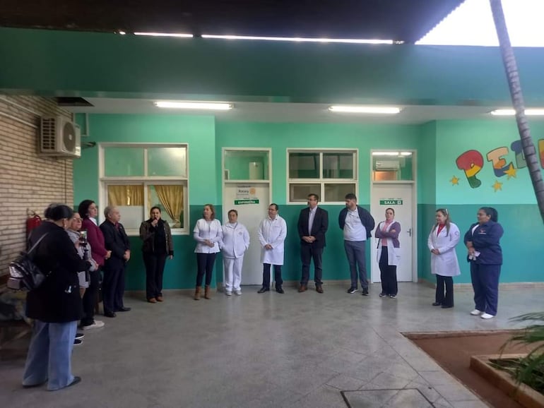 En el Hospital Distrital de San Estanislao se inauguraron mejores por un monto de G. 15.000.000 mediante la ayuda de la organización no gubernamental.