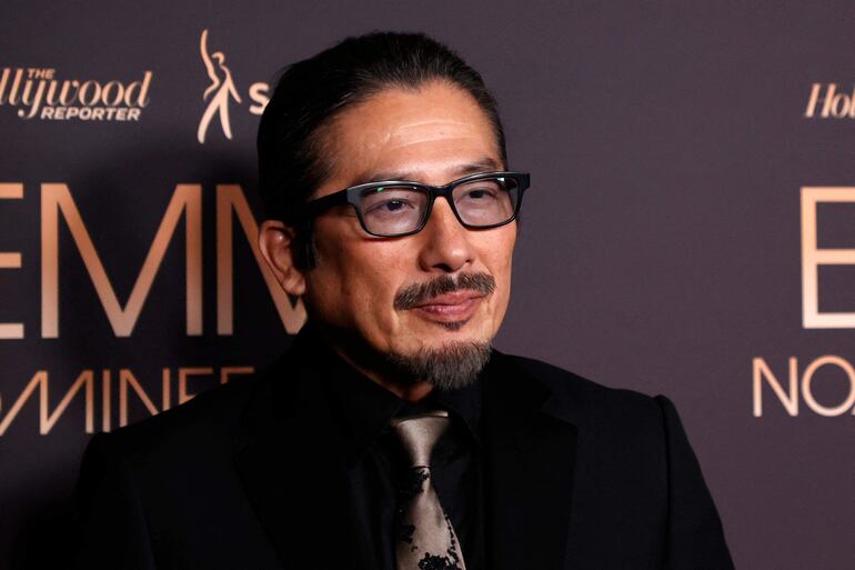 El actor japonés Hiroyuki Sanada protagoniza "Shogun", la gran candidata para los premios Emmy que se entregan esta noche en Los Ángeles.