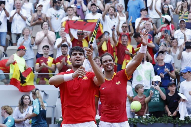 El Dream Team español en el tenis olímpico, con Carlos Alcaraz y la leyenda Rafael Nadal.