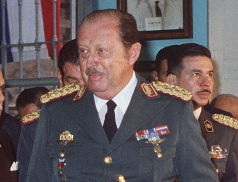 El dictador paraguayo Alfredo Stroessner.