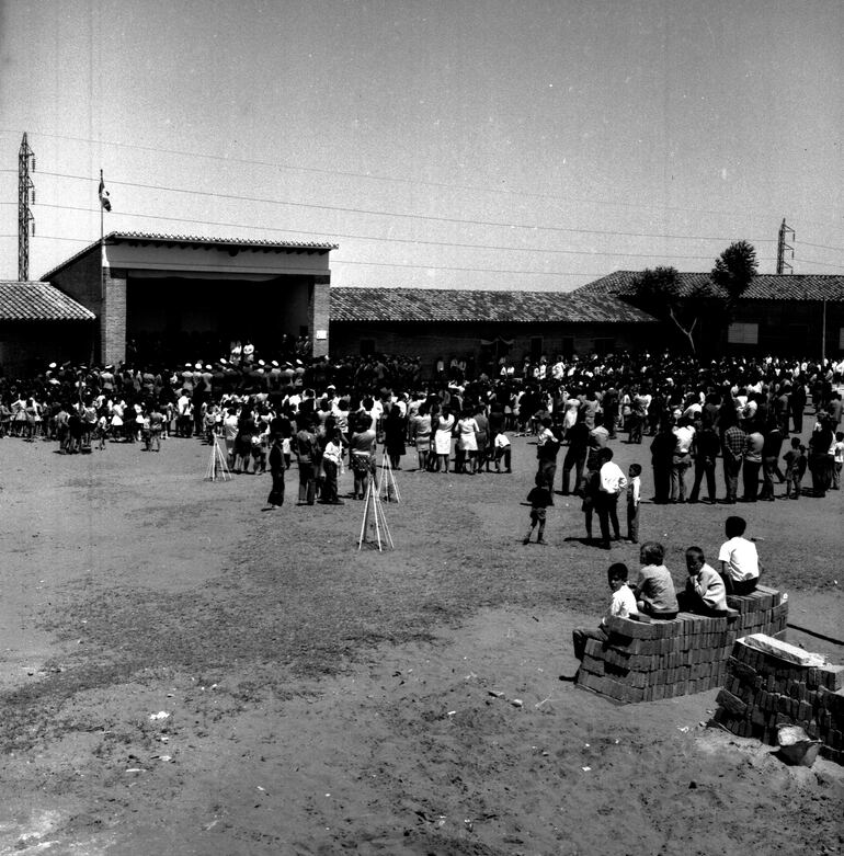 La escuela de los Redentoristas inaugurada en 1968 era un verdadero complejo donde hasta había un dispensario.