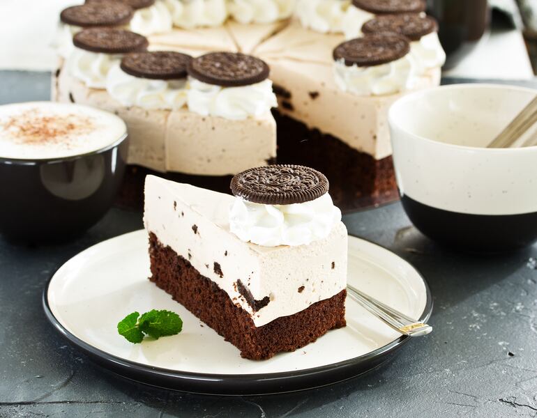 Cheesecake de Oreo.