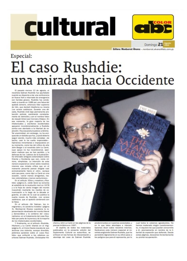 Los hechos que marcaron el año: "Especial: El caso Rushdie: una mirada hacia Occidente".