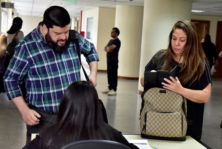 Patricia Samudio y su esposo José Costa Perdomo.