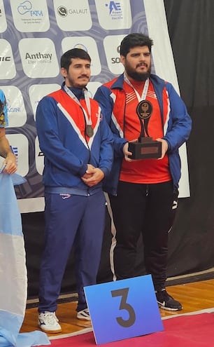 Alejandro Bertinat y Gabriel Pastore, con bronce en Argentina.