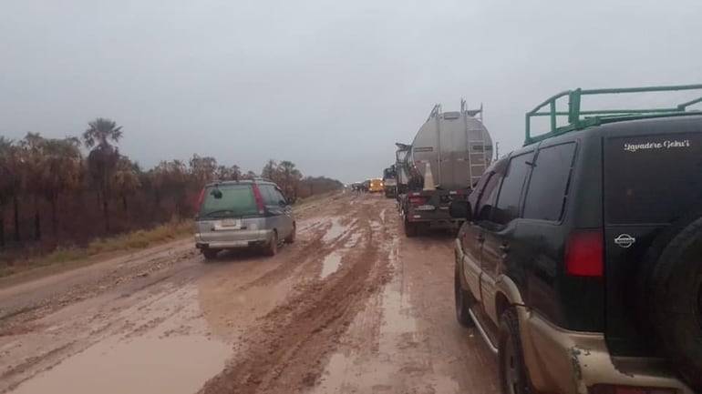 Ruta que une Pozo Colorado con Concepción.