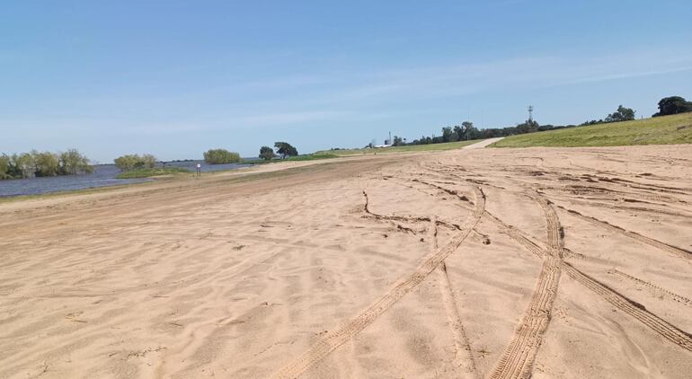 El Mades otorgó la licencia a la Municipalidad de Pilar para explotar la playa a orillas del río Paraguay