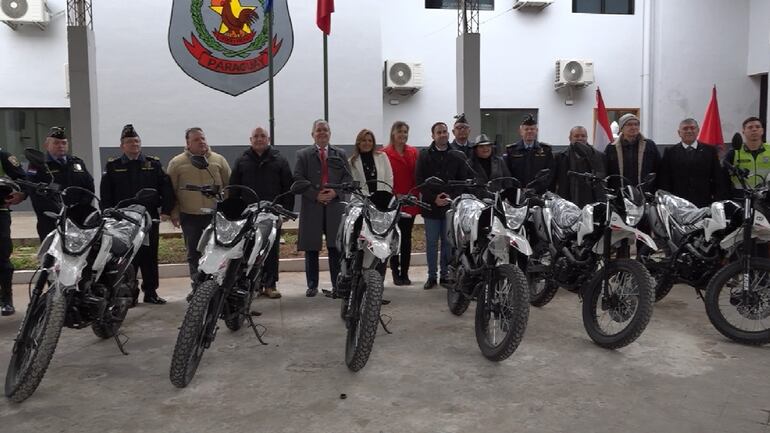 Los biciclos fueron adquiridos por el Consejo de Desarrollo Pro San Lorenzo, con fondos recaudados en las últimas dos fiestas patronales de la ciudad.