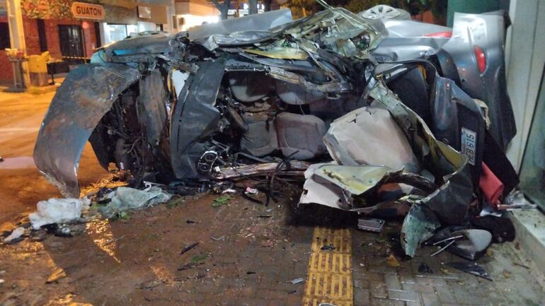 accidente fatal automóvil vuelco Luque