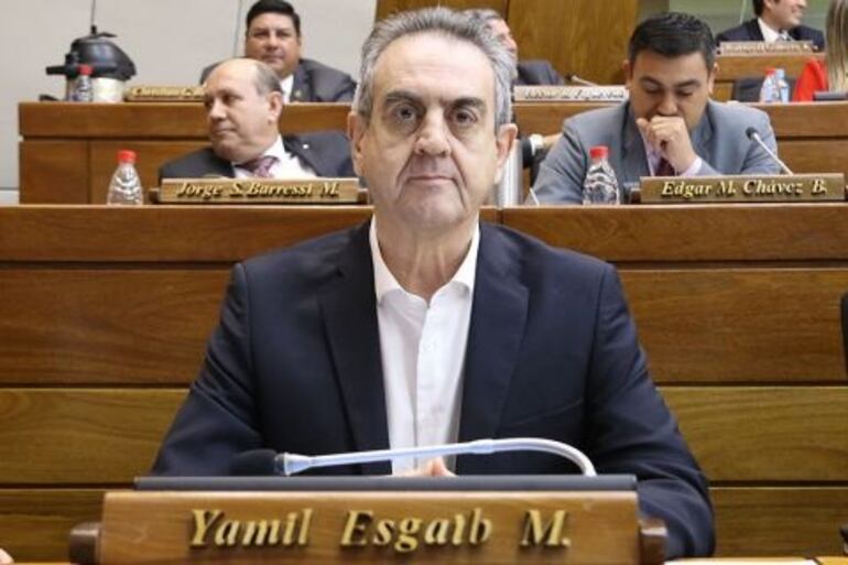 Yamil Esgaib, diputado por el Partido Colorado.