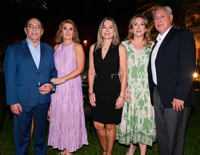 Alberto Palumbo, Celeste Nunes, Gilda Krisch, Cristina Machaín y Rafael Masi. 