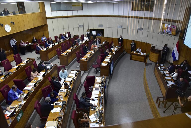 Sesión del Senado.