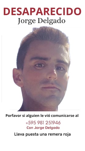 Piden ayuda para encontrar a Jorge Delgado.