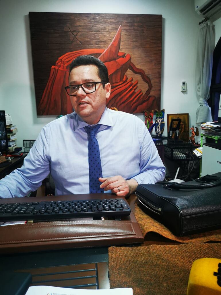 El abogado Daniel Lobo, defensa del pastor Javier Insfrán.