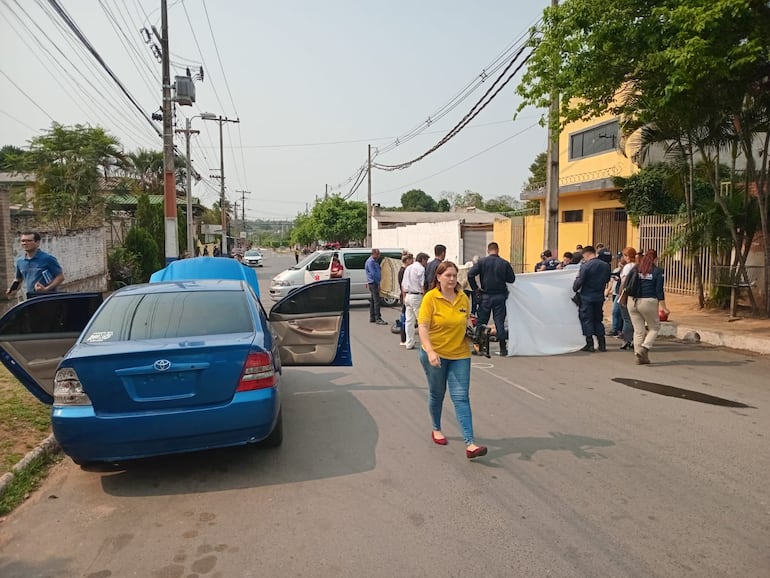 Un hombre con múltiples antecedentes fue asesinado por dos presuntos sicarios en plena zona céntrica de Capiatá.