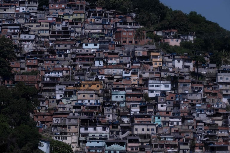 Favela Morro dos Prazeres, Rio de Janeiro, Brasil.