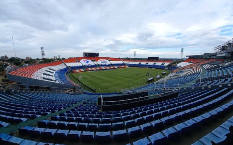 Estadio Defensores del Chaco.