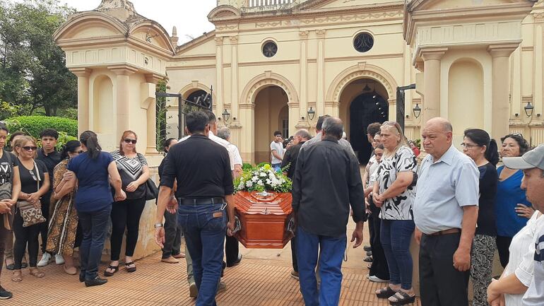 Francisco Centurión Amarilla más conocido como “Franky”, fue despedido por sus familiares, allegados, y amigos.