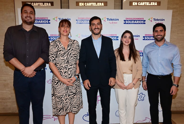 Blas Verón, Magalí Daporta, Víctor Ibarrola, Paz Pratte y Rodrigo Chihan.