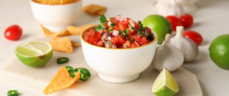 Salsa pico de gallo.