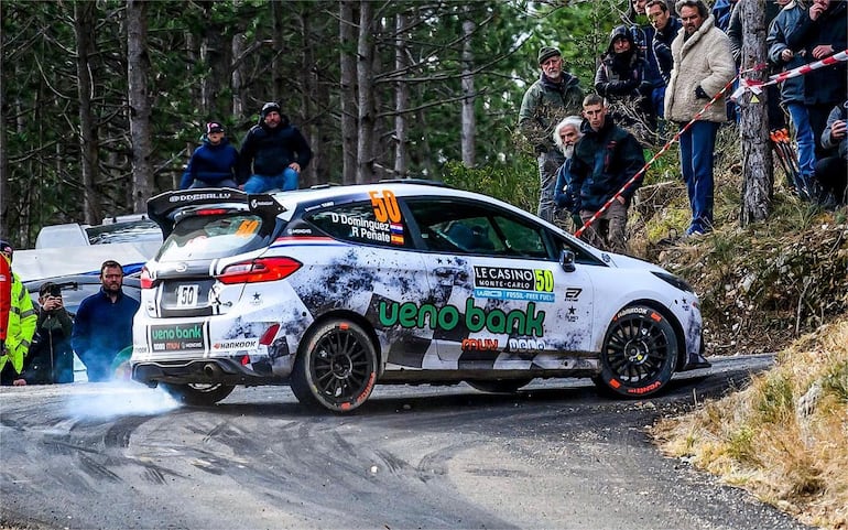 Seguro andar de Diego Domínguez Bejarano y Rogelio Peñate durante el fin de semana, a bordo del Ford Fiesta Rally3.