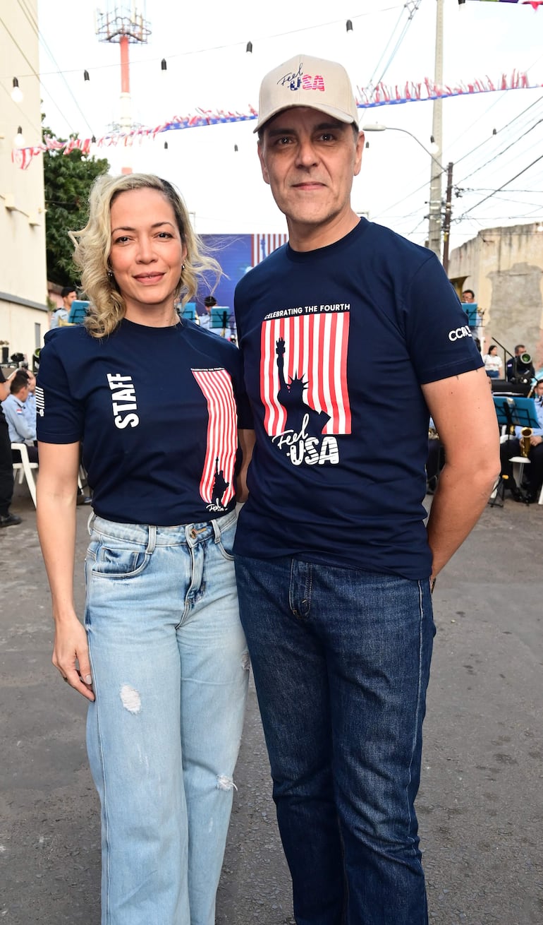 Adriana Acosta y Ricardo Ferreira. 