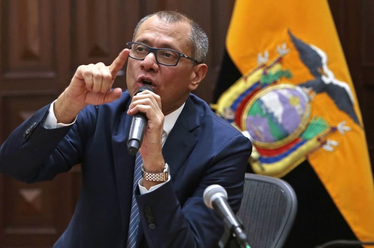 Jorge Glas, exvicepresidente en el Gobierno de Rafael Correa (2007-2017).