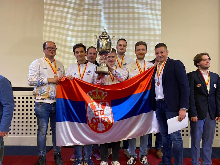 Serbia, Campeona del Campeonato de Europa por Equipos 2023 (Foto ECU).