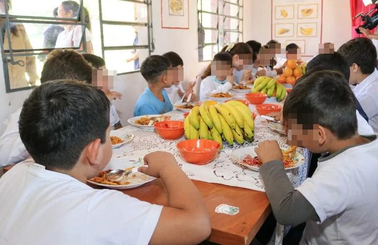 Complemento nutricional en la escuela.