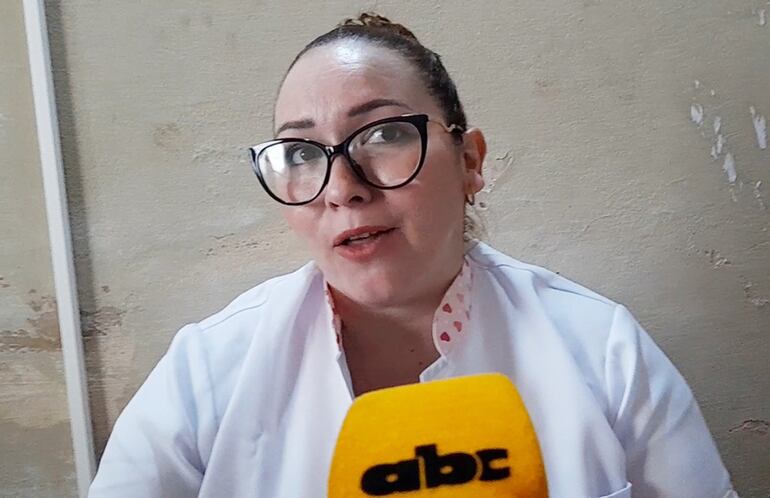 Dra. Erma Abreu, hematóloga con 8 años de antigüedad, también fue descontratada por el IPS en Fuerte Olimpo.