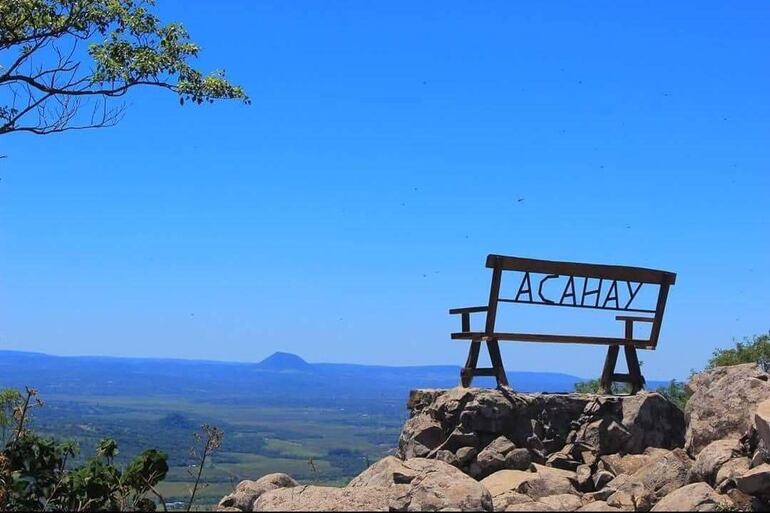 El cerro Acahay es un monumento natural que se ofrece como una opción a los turistas.