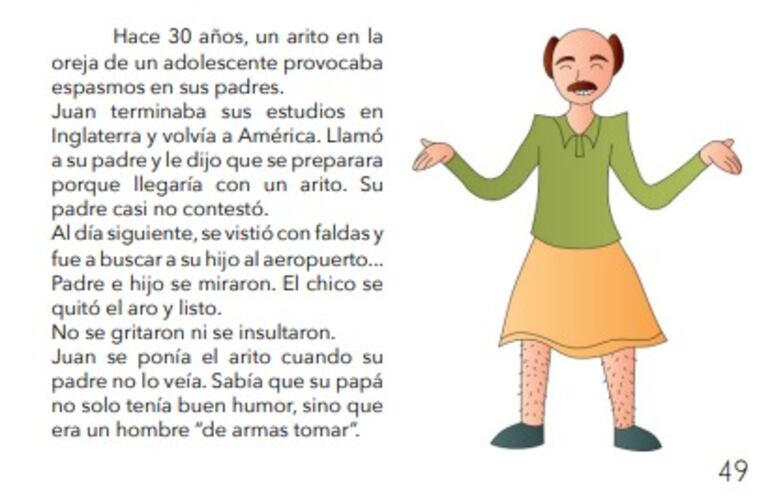 Página 49 del manual para padres de "12 Ciencias" de María Judith Turriaga